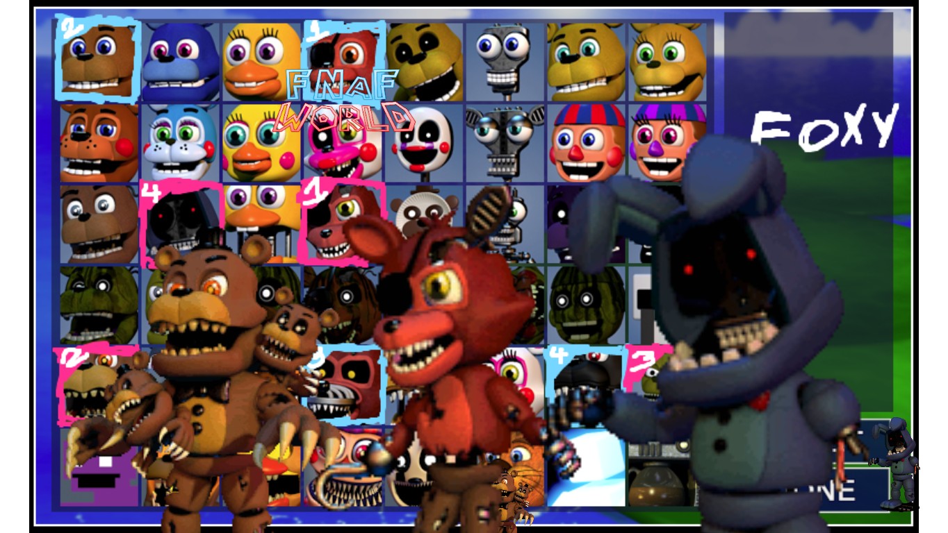 fnaf world download android v 1.1 computer