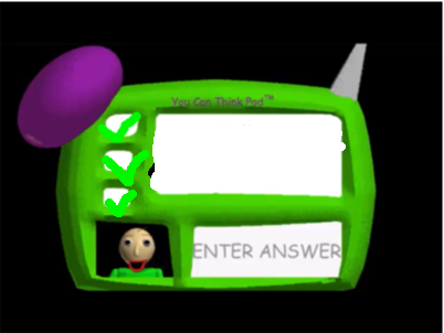 Baldi You Can Think Pad Game Tynker