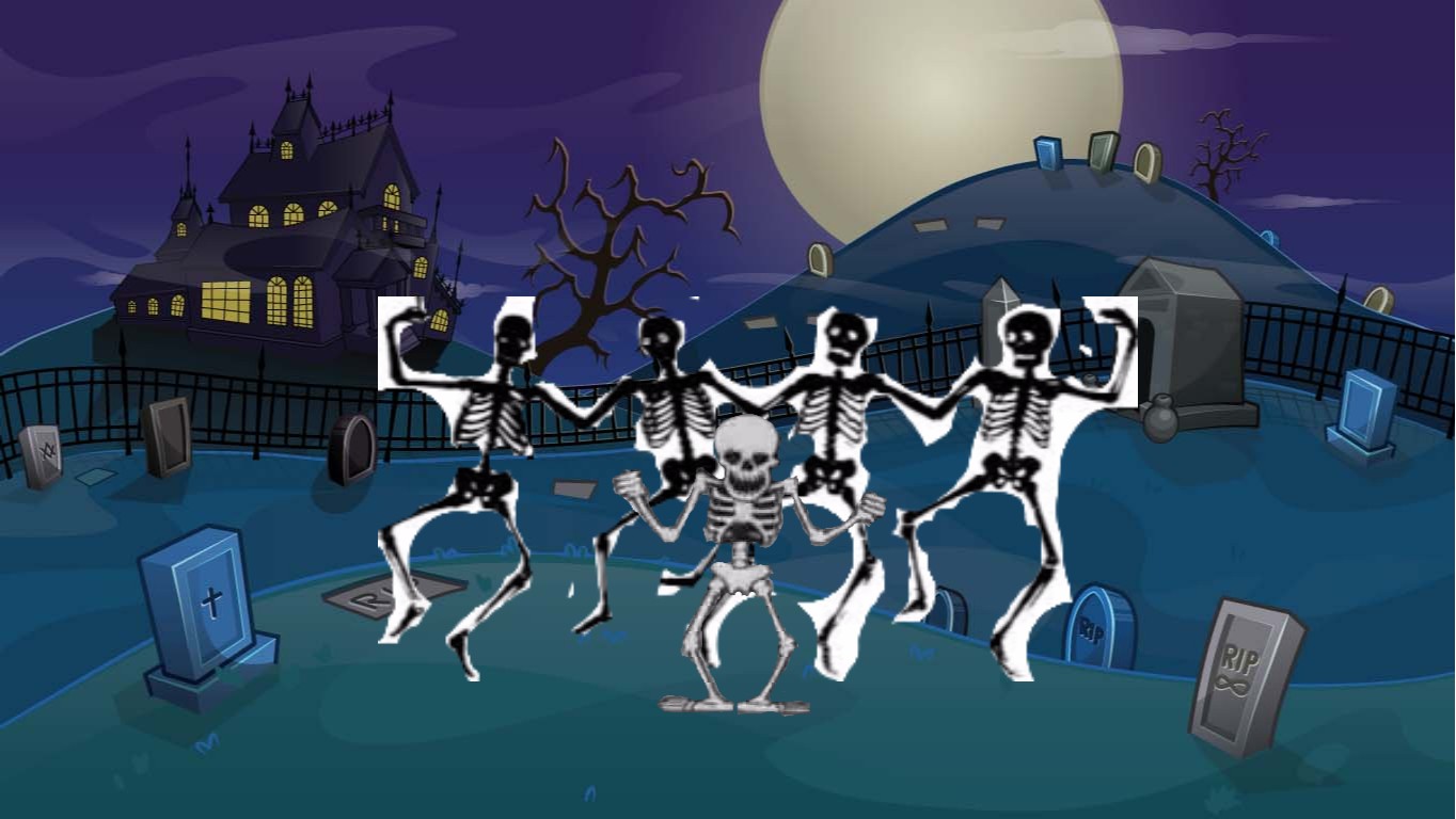 spooky scary skeletons roblox id