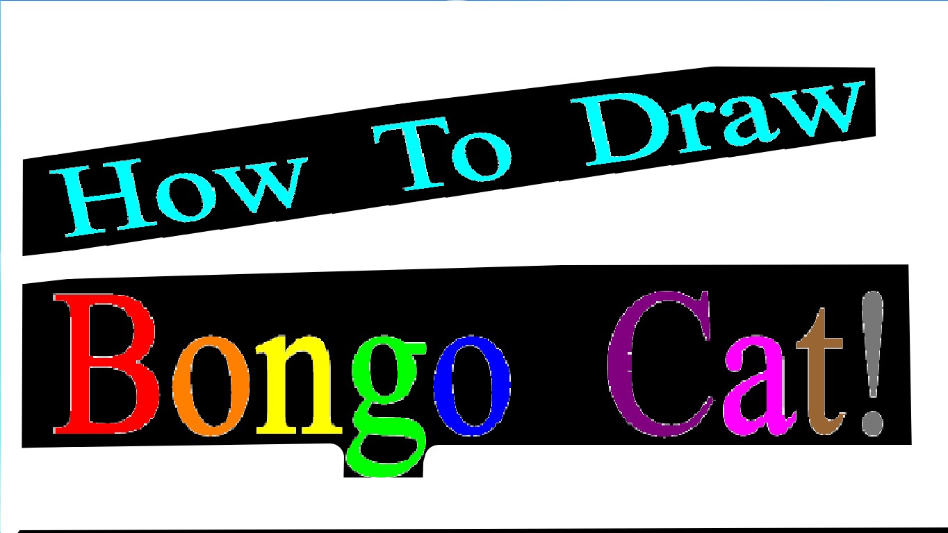 How to Draw Bongo Cat