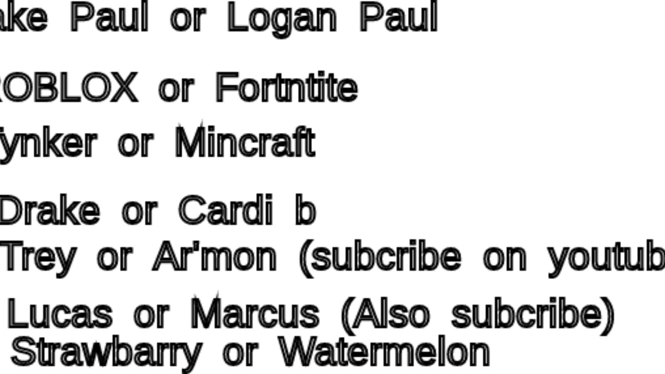 Would You Rather Tynker - would you rather play minecraft or roblox would you rather