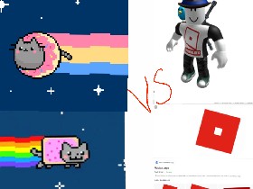 Roblox Vs Nyan Cat And A Song Tynker - roblox nyan cat song