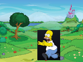 Homer simpson in paradise картина