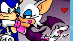 rouge and sonic kiss