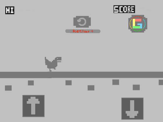 dino dash no internet game