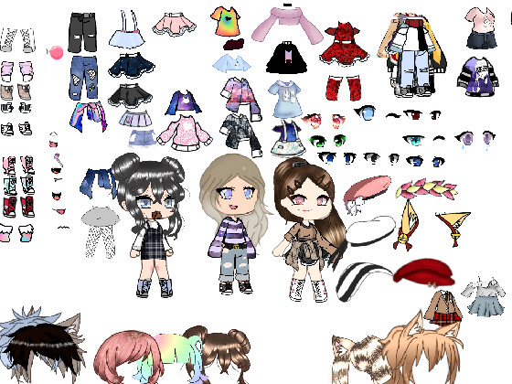 gacha life dress up for free