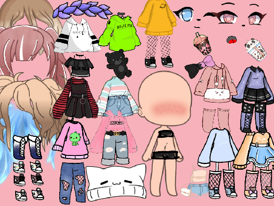 Outfit by Sandra - Gacha Life vs toca boca