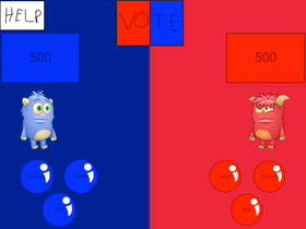 Blue VS Red, Two Player Game, HTML5 Construct 2/3